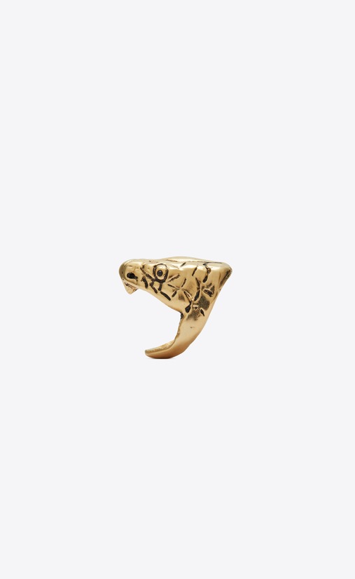 Anello Serpent in metallo argentato